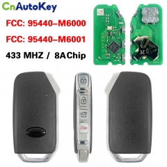CN051235 2018-2020 KIA Forte Smart Keyless Remote Key 4 Button 95440-M6000/95440-M6001 433MHZ 8Achip CQOFD00430