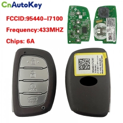 CN020522 OEM For Hyundai Creta 2023 Original Smart Remote Key 4 Buttons 433MHz 6A Chip Part Number 95440-I7100