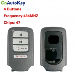 CN003177 4B Smart Car Remote Control Key Fob Keyless Go 433MHZ 4A Chip FCC ID: KR5TP-4 for Honda CRV Civic Accord 2022