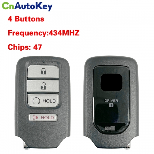 CN003177 4B Smart Car Remote Control Key Fob Keyless Go 433MHZ 4A Chip FCC ID: KR5TP-4 for Honda CRV Civic Accord 2022