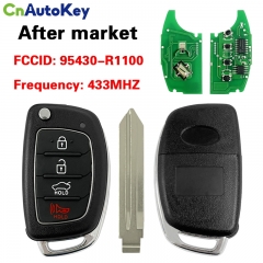 CN020399 For Hyundai HB20 2022 Flip Remote Key 3+1 Buttons 433MHz 95430-R1100