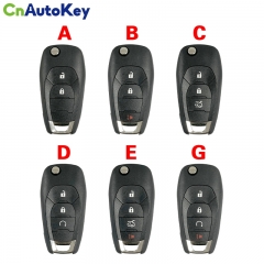 CS014020  2/3/4 Button Auto Key Car Key For Chevrolet Cruze Aveo Malibu Chevy 2014-2018 Spark Niva HU100 Blade Key Car Key Shell