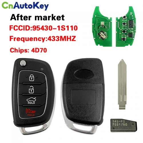 CN020051 Aftermarket For Hyundai Remote Key 95430-1S110 433MHZ 4D70