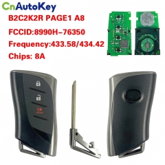 CN052066 Applicable to the 2019 Lexus UX200, UX200H, and UX250 models. Smart card model: 8990H-76350, B2C2K2R.