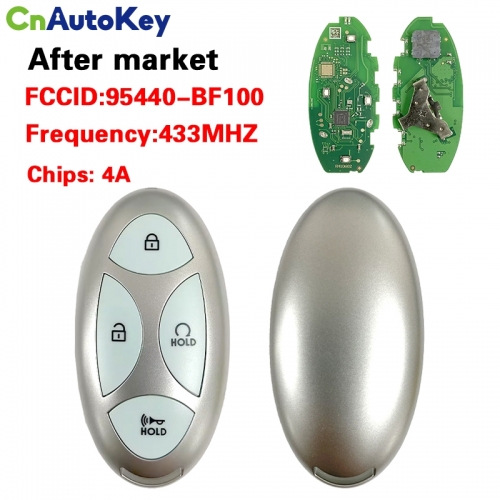 CN020443 For Hyundai Kona Smart Remote Key 4 Buttons 95440-BF100 433MHZ 4A Chip