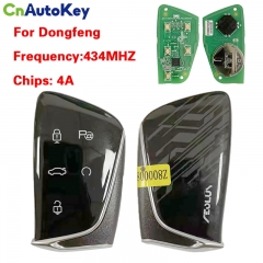 CN029012 Original Smart Key Fob For Dongfeng 5 Button 434MHZ 4A Chip Keyless go