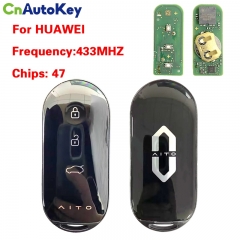 CN105001 OEM Smart Key For HUAWEI AITO M5 M7 434MHZ 47 Chip 3 Bttton