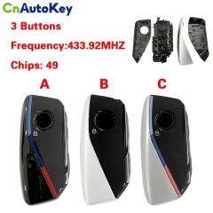 CN006146 Original Smart Key Remote FOB IYZBK1 2701A-BK1 BK1 433.92MHZ ID49 Korean Version For BMW 3 5 7 Series 330i 2022-2024