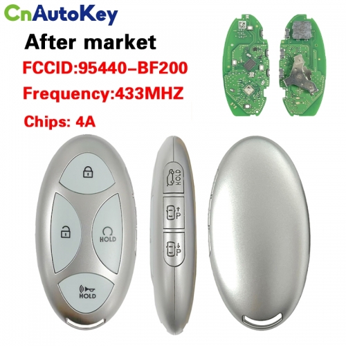 CN020442 For Hyundai Kona 2024 Smart Remote Key 7 Buttons 433MHz 4A Chip 95440-BF200