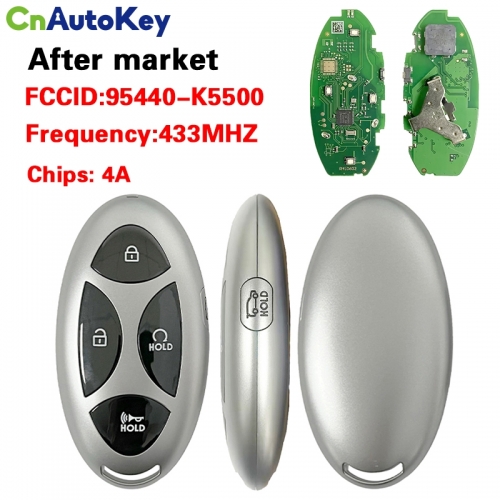 CN020498 For Hyundai Santa Cruz  Smart 5 Buttons Remote Key 95440-K5500 433MHZ 4A Chip