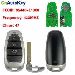 CN020310  Hyundai Sonata 2022 Genuine Smart remote Key 3 Buttons 433MHz 95440-L1300