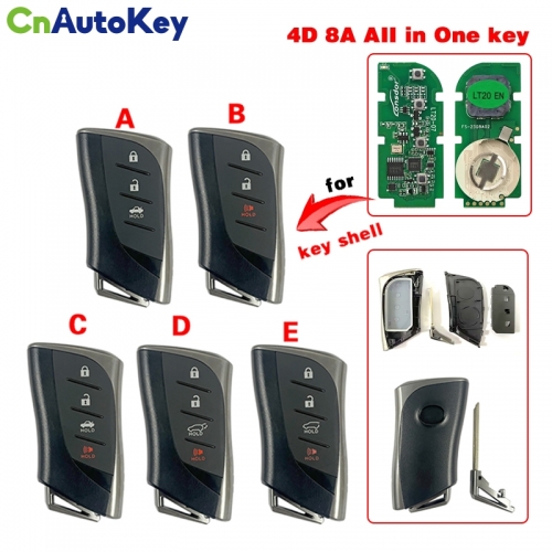 CS052028  For Lexus smart Remote Key case 3/3 Buttons Key