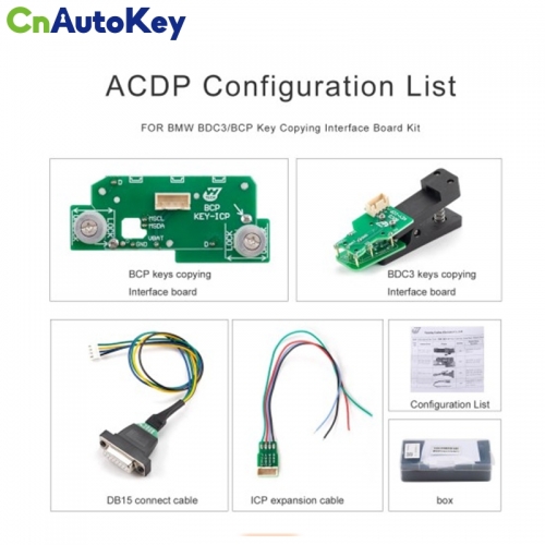 CNP248 Yanhua ACDP BMW BDC3/BCP Interface Board Kit for BMW BDC3 BCP Key Copying