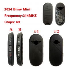 CN006149 2024 Bmw Mini Cooper Smart Key Fob Remote IYZBK1 2701A-BK1 BK1 315MHZ 49Chips