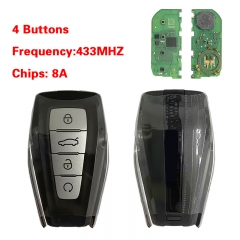 CN031019 For Lynk & Co Original  4 Button Smart key 8A CHIP 434mhz