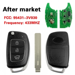 CN020114 2013-2014 Hyundai Azera Remote Flip Key 3B – 433MHZ – 95431-3V030