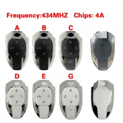 CN091002 434MHZ 4A chips 4 Button Remote For Trumpchi GAC GN8 GS3