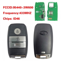 CN051009 3btn Smart Card Remote Car Key 433MHz For Kia Picanto Optima Sorento Sportage K5 2014 2015 2016 PCF7952 95440-3W600 95440-2T520 1Y600 95440-2