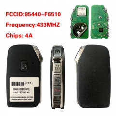 CN051098 For KIA K7 2018 Genuine Smart Remote Key 4 Buttons 433MHz 95440-F6510