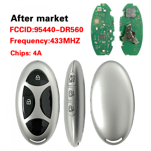 CN020497 For Hyundai Smart 5 Buttons Remote Key 95440-DR560 433MHZ 4A Chip