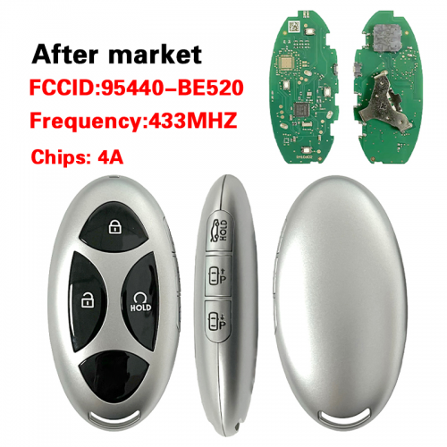 CN020456 For Hyundai Smart Key 6 Buttons 95440-BE520 433MHz 4A Chip