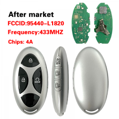 CN020437 For Hyundai Sonata 2024-2025 Smart Key 6Buttons 95440-L1820 433MHz 4A Chip