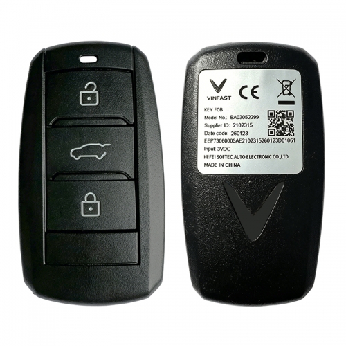 CN108002 3B Smart Car Remote Control Key Fob Keyless Go 434MHZ For Vinfast