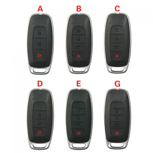 CS027038 Suitable for Nissan Smart Key Housing 2+1/3+1/4+1 buttons