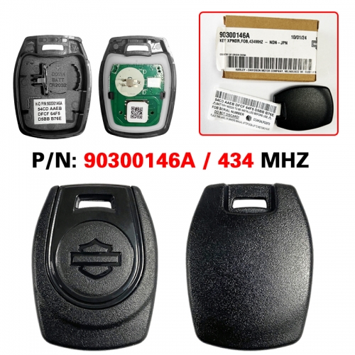 CS060001 Genuine OEM Smart Remote Key Shell for Harley-Davidson Motorcycles 90300146 434MHz