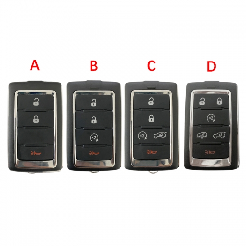 CS086013 Aftermarket Jeep Wagoneer 2021 Smart Key Shell 3/4/5 Button
