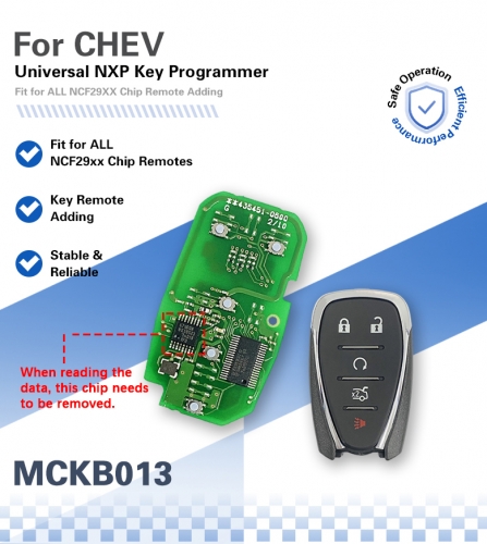 MCKB013 NXP KILLER Adapter For Chevrolet Malibu Camaro Cruze Volt Traverse Equinox Blazer Trailblazer Spark Sonic 2019–2020 Fit FCC: HYQ4EA
