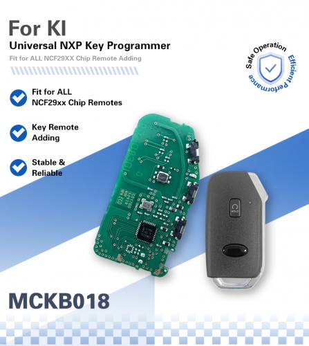 MCKB018 NXP KILLER Adapter For KIA Cerato EV6 Forte K5 K8 Niro Optima 2020+ 4A Chip 434Mhz FCC 95440-AT000 95440-CV000 95440-L2320 95440-L2420 95440-L
