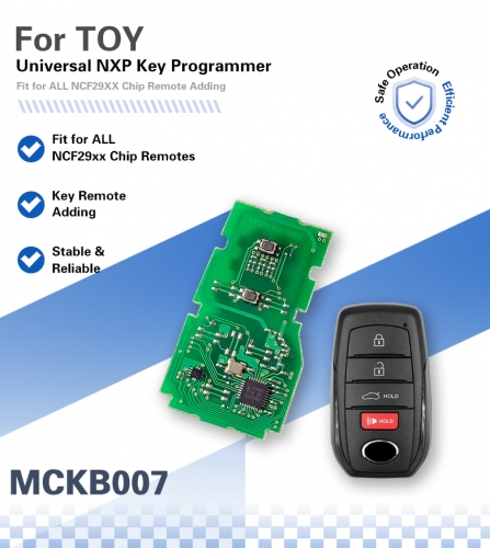 MCKB007 NXP KILLER Adapter Fit For Toyota Land Cruiser Corolla RAV4 4A Chip Fit FCC: 14FDZ / B3N2K2R