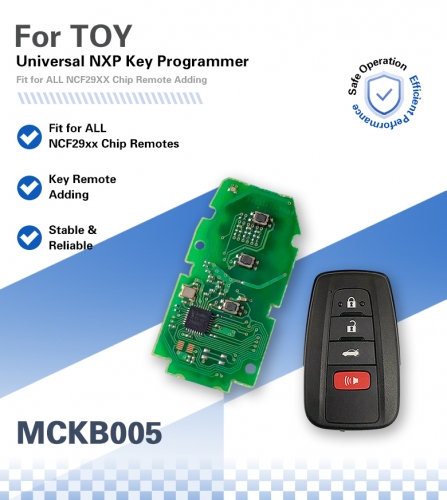 MCKB005 NXP KILLER Adapter For Toyota Corolla Remote 312/314 / 434Mhz MHZ 4A Chip FCC HYQ14FBN B2U2K2R 8990H-12010 8990H-02030
