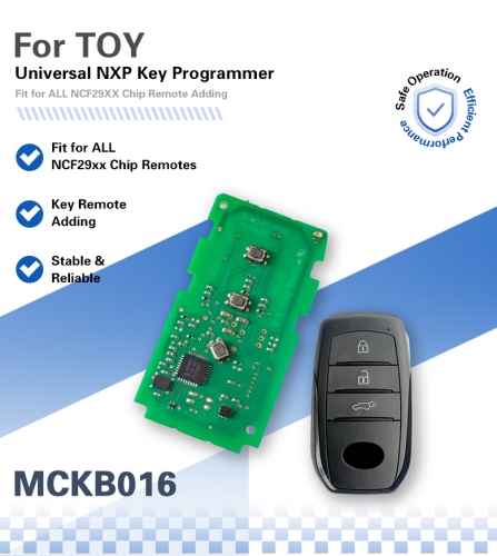 MCKB016 NXP KILLER Adapter For Toyota Yaris Yaris Cross Corolla RAV4 Innova 2020-2024 4A Chip 434Mhz B3H2K2R