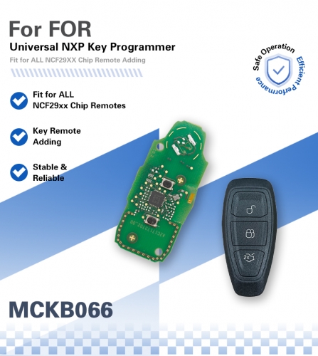 MCKB066 NXP KILLER Adapter For Ford Fiesta Focus Kuga Puma Mondeo Galaxy S-Max Mustang Mach-E 2020–2023 FCC K1BT-15K601-AD A2C17105200 / 49 Chip