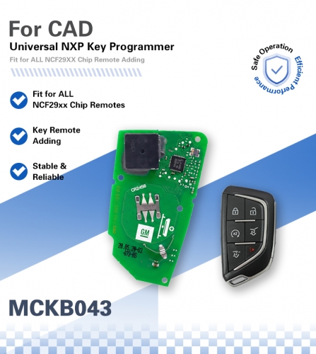 MCKB043 NXP KILLER Adapter For Cadillac CT4 CT5 Escalade Escalade ESV Lyriq Optiq 2021 FCC YG0G20TB1 / 433 MHz /ID49 Chip