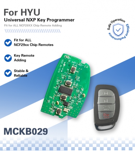 MCKB029 NXP KILLER Adapter For Hyundai Ioniq Tucson 2019+ 95440-G2000 95440-D3100 95440-D3110 95440-G2500 95440-D3510 95440-D7100 / 47 Chip 434Mhz