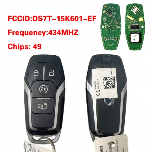 CN018054 4 button smart Key For Ford 2014- 2017 - Tallinn  mondeo 434MHZ DS7T-15K601-EF