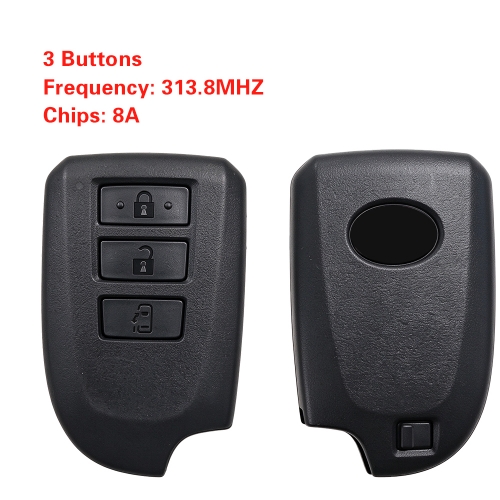 CN007388 3 Buttons Left Slide  Black Toyota With 313.8Mhz 8A chips