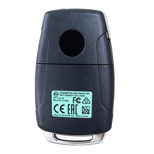 CN096025 ORIGINAL Key for SsangYong 3 buttons FCC: 87510-36500