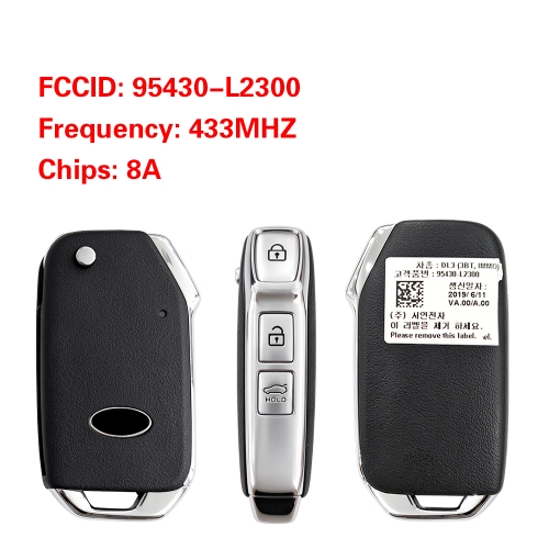CN051453 OEM 3-Button Smart Remote Key for Kia Optima 2020-2022 8A Chip 433MHz 95430-L2300