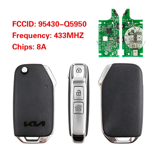 CN051455 OEM 3-Button Smart Remote Key for Kia Seltos 2023-2025 8A Chip 433MHz 95430-Q5950