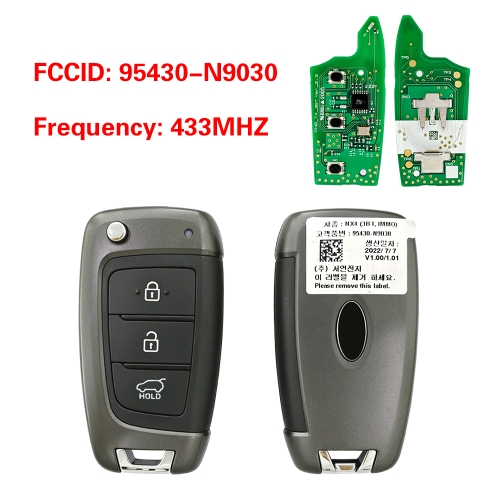 CN020565 OEM 3-Button Smart Remote Key for Hyundai Tucson 2021–2023 433MHz 95430-N9030