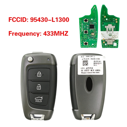 CN020562 OEM 3-Button Smart Remote Key for Hyundai Sonata 433MHz 95430-L1300