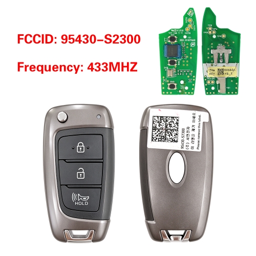 CN020590 OEM 3-Button Smart Remote Key for Hyundai Santa Fe 2020–2021 433MHz 95430-S2300
