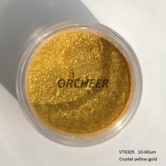 Crystal gold pearl pigment