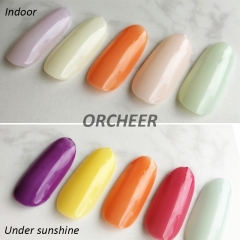 UV, sunlight sensitive nail pigment