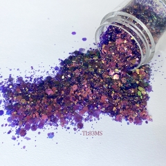 Chameleon glitter powder - Orcheer 18 Color Holographic Craft Glitter