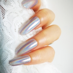 Holographic pigment , rainbow color powder for Nail polish and gel